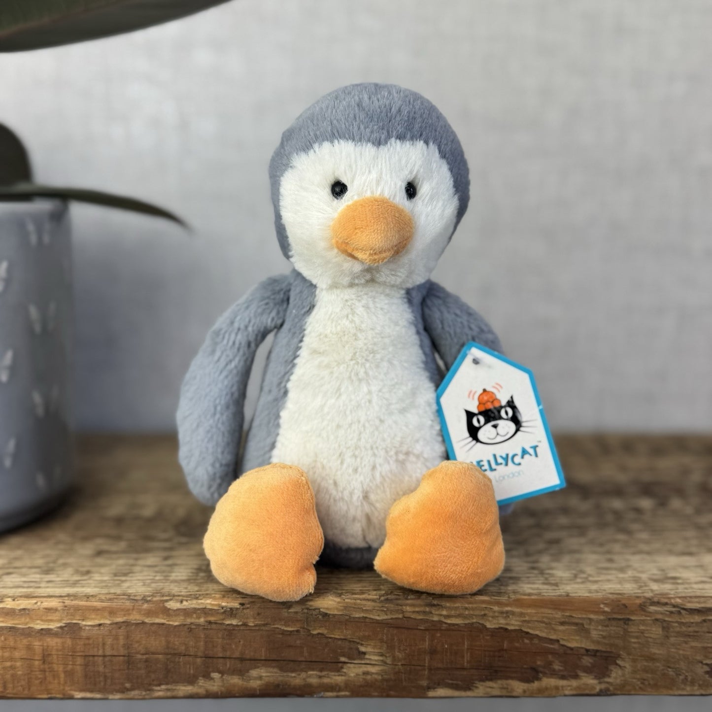 Jellycat Small Bashful Penguin - Grey Small Penguin With Tags Retired Beanie 8"