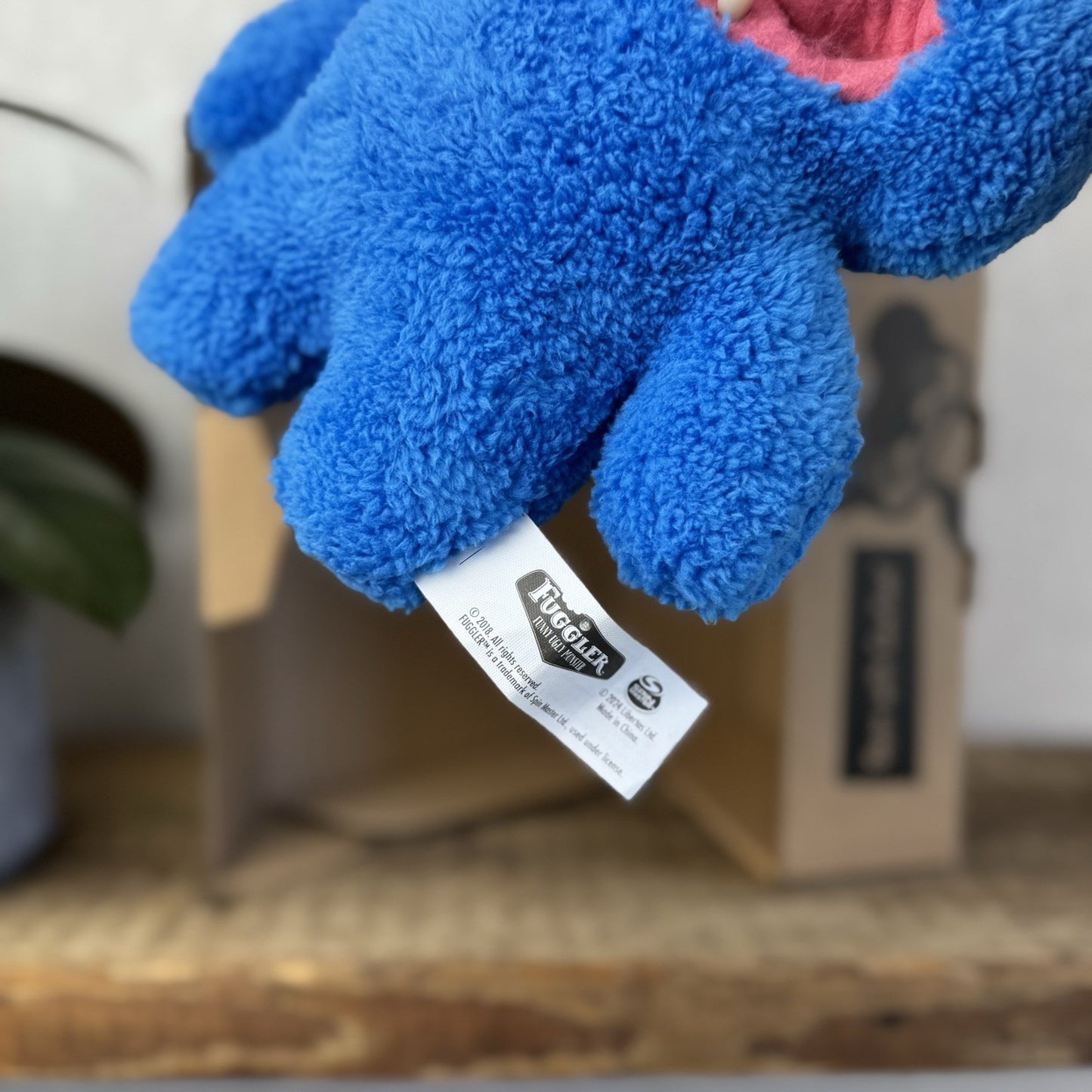 Fuggler Stinkface - Blue Snuggler Edition Fur Snuggly Funny Fuggler With Box
