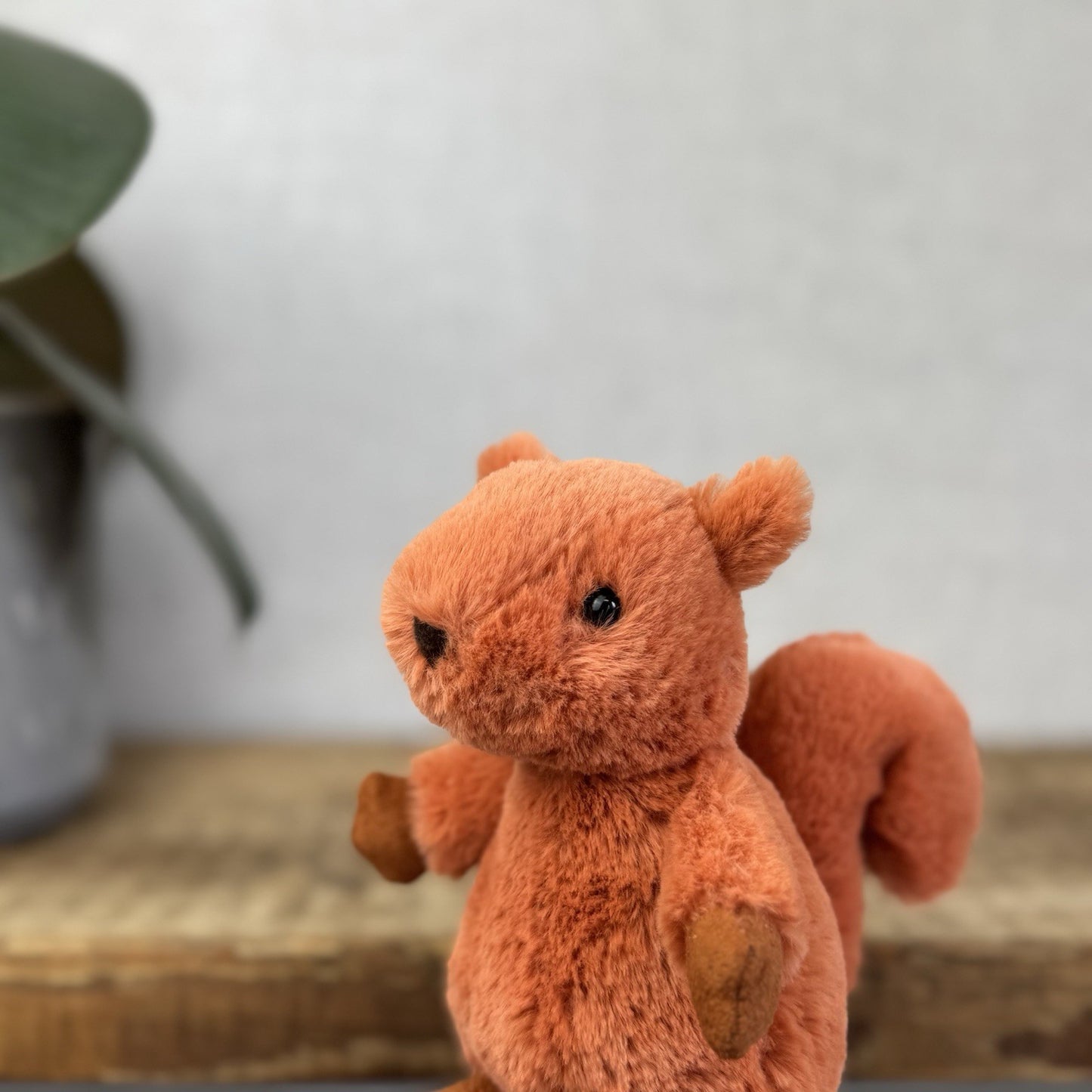 Jellycat Nippit Squirrel - Tiny Red Soft Beanie Squirrel Toy Plush - New Tags 5”