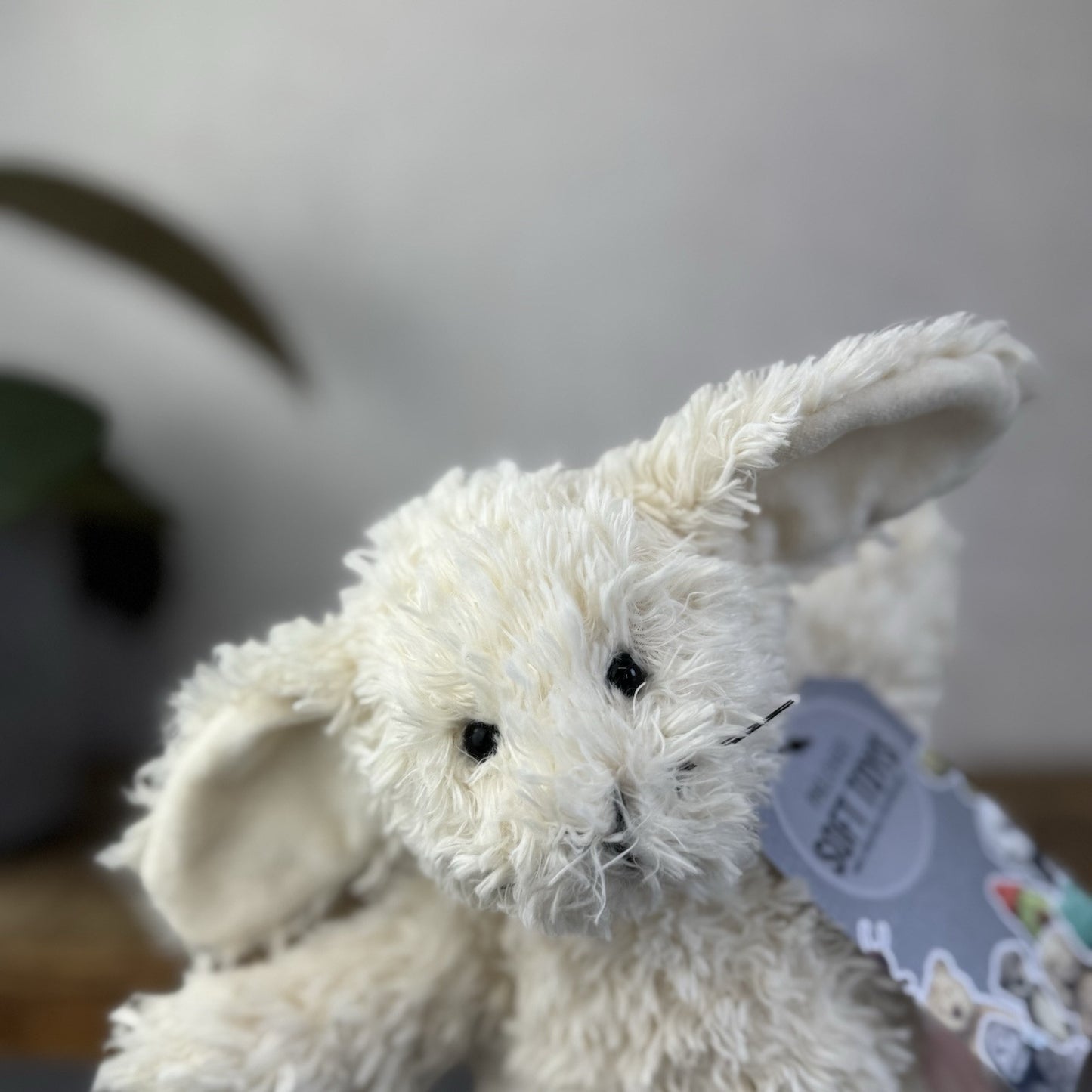 Jellycat Small Toastie Bunny - Small Cream Bunny Whiskers Vintage Curly Fur 9”