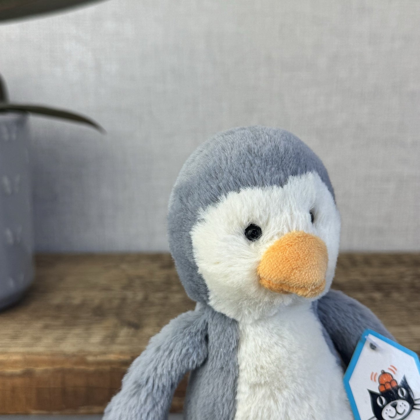 Jellycat Small Bashful Penguin - Grey Small Penguin With Tags Retired Beanie 8"