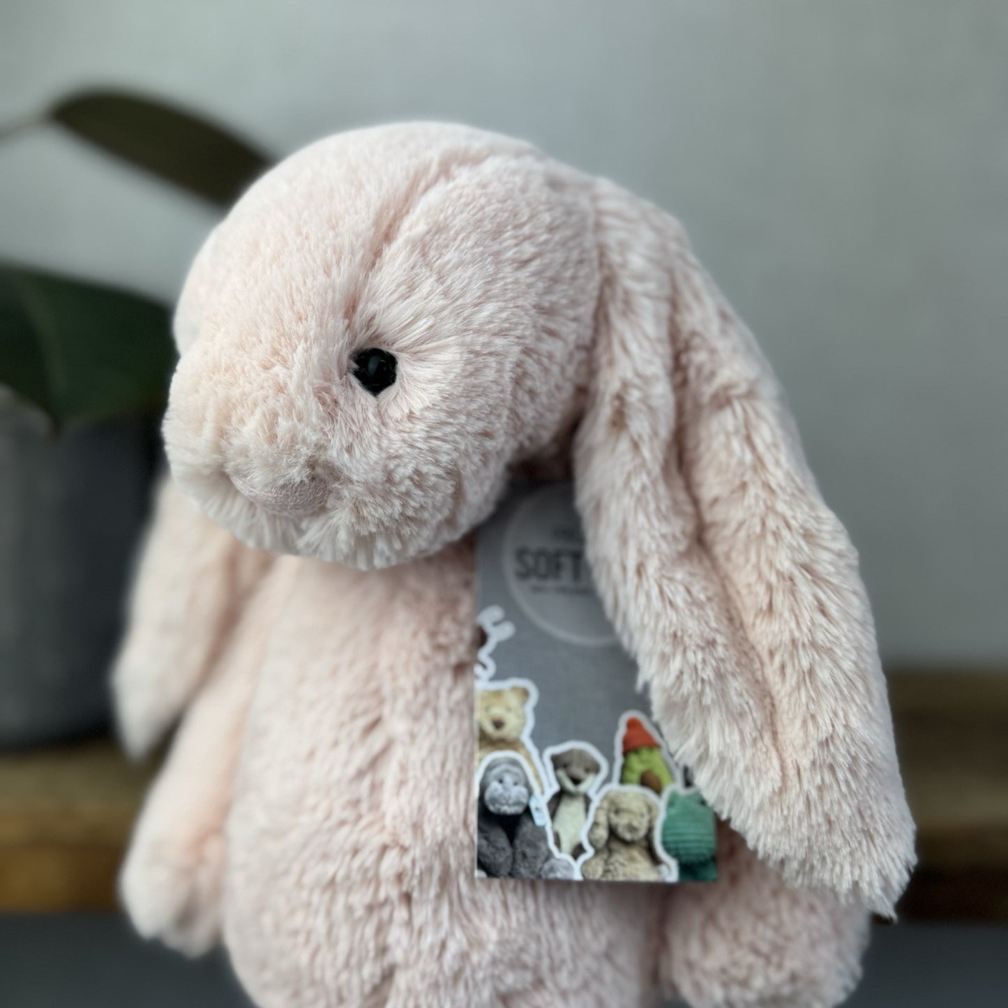 Jellycat Medium Bashful Blush Bunny - Pale Light Pink Rabbit 12” (#2)