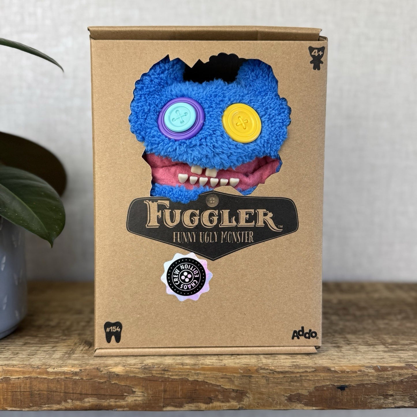 Fuggler Stinkface - Blue Snuggler Edition Fur Snuggly Funny Fuggler With Box
