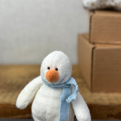 Secret Santa - John Lewis miniature snowman beanie soft toy