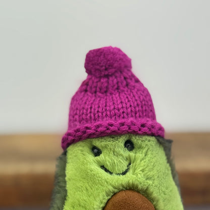 Jellycat Cozi Avocado - fuschia