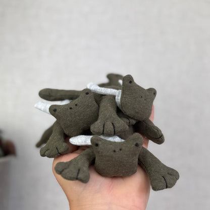 Cozy Critter Olive Frog - Available Friday 4th July