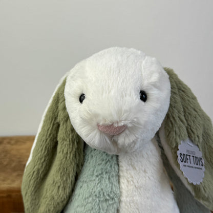 Custom Patchwork Bunny Medium - Clover