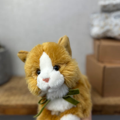 Secret Santa - living nature Ginger cat  Beanie (Tag cut)