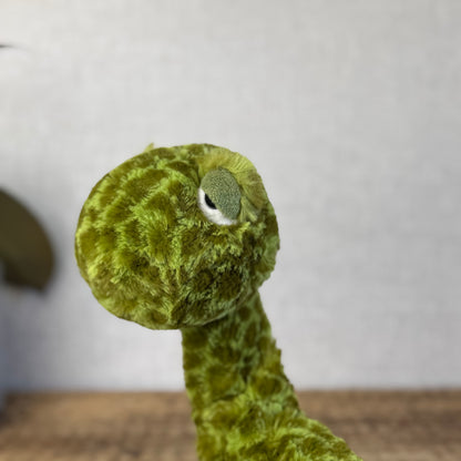 Jellycat Sebastian Snake Large - Jellycat Green Snake Beanie Plush - Retired