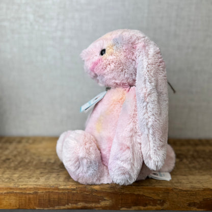 Cotton candy Custom Bunny Medium (made With Jellycat Cream Medium)