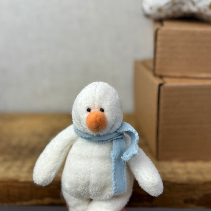 Secret Santa - John Lewis miniature snowman beanie soft toy