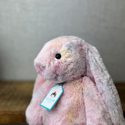 Cotton candy Custom Bunny Medium (made With Jellycat Cream Medium)