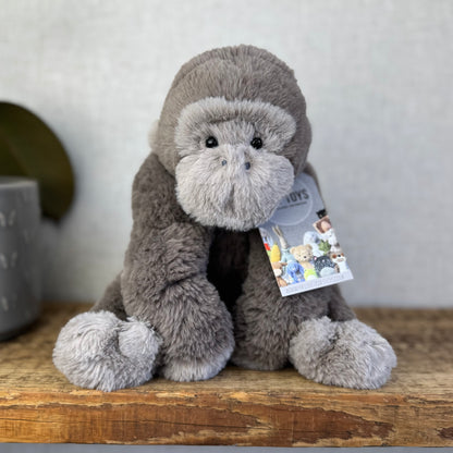 Jellycat Medium Gregory Gorilla - Super Soft Monkey Jellycat - Retired Gorilla