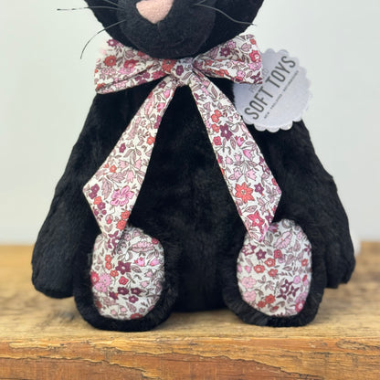 Bespoke Blossom Black Kitty (Liberty Print) In stock