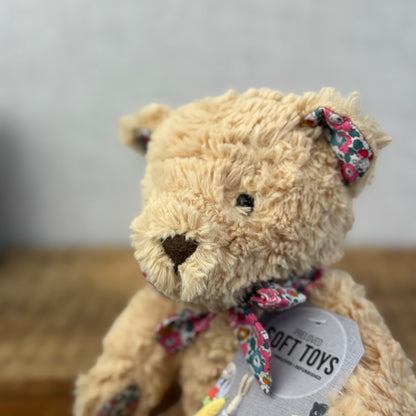 Bespoke Edward Bear - Liberty Blossom
