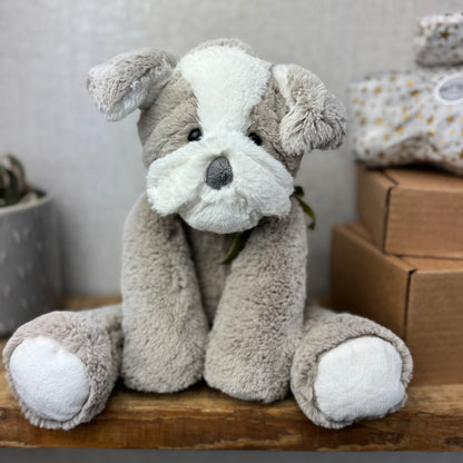 Secret Santa - The Little White company Bulldog Beanie Soft Toy