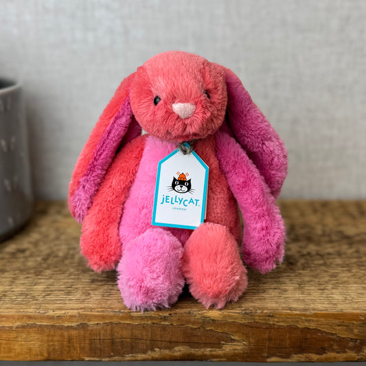 Love Bunny Patchwork Bunny Small (Custom made with Jellycat Cream Bunny)