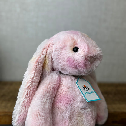 Cotton candy Custom Bunny Medium (made With Jellycat Cream Medium)