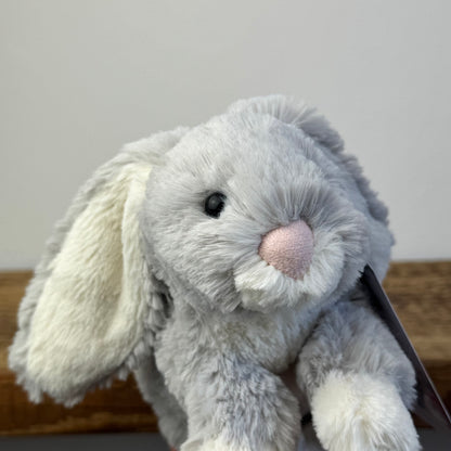 Jellycat Small Loppy Grey Bunny