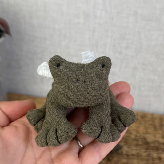 Cozy Critter Olive Frog - Available Friday 4th July