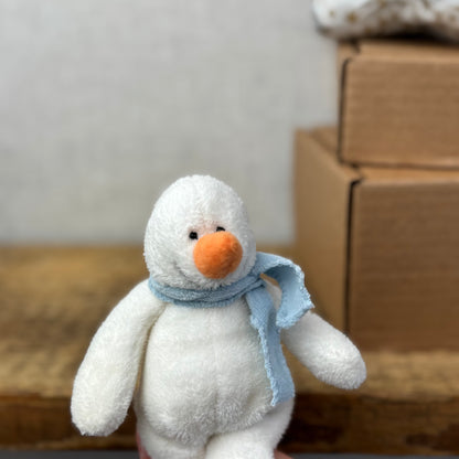 Secret Santa - John Lewis miniature snowman beanie soft toy