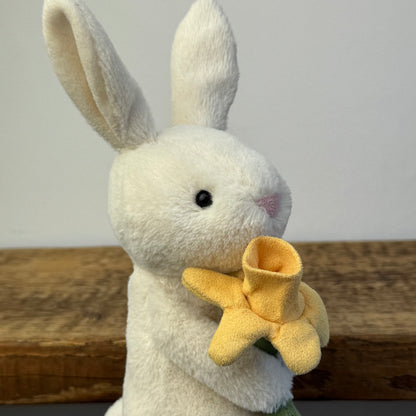 Jellycat Bobbie Bunny With Daffodil
