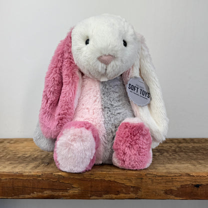 Bespoke Bunny Medium - Patchwork Raspberry