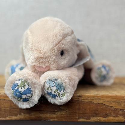 Bespoke Blossom Small Smudge Rabbit - Poppy & Daisy Liberty Print Blue