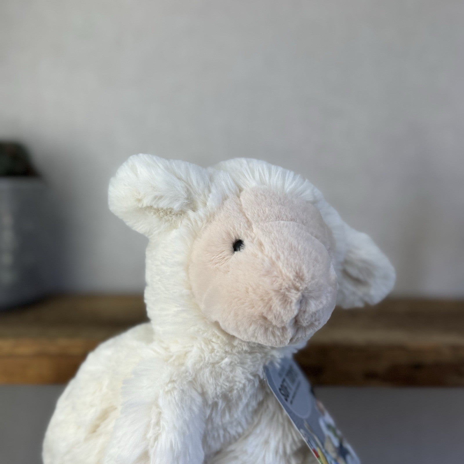 Jellycat Smudge Lamb - Medium Lamb Floppy Soft Toy Retired Cream/Off White Sheep