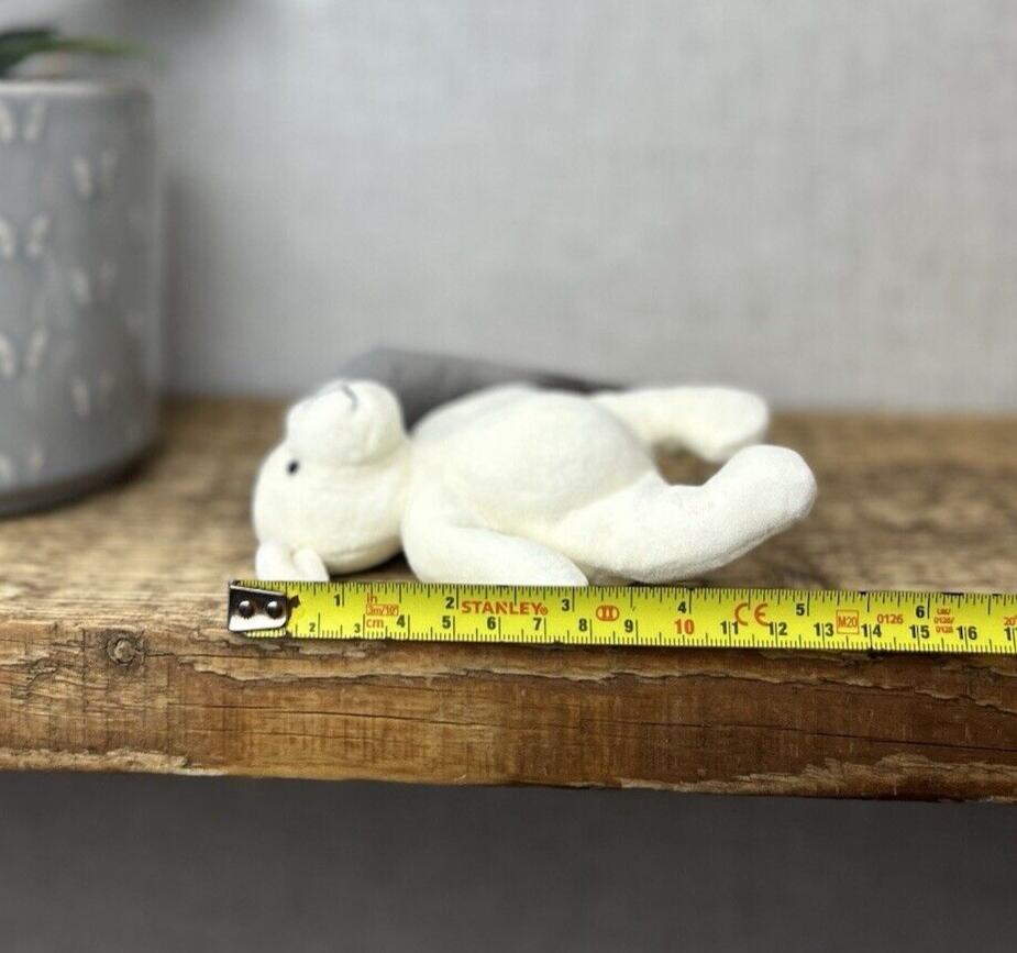 Jellycat Squidgikins Lamb - Small Vintage Beanie Velour - White Lamb Beanie 5"