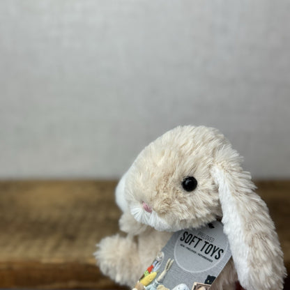 Jellycat Yummy Bunny Beige Rabbit - Mini Beanie Rabbit Retired 5”