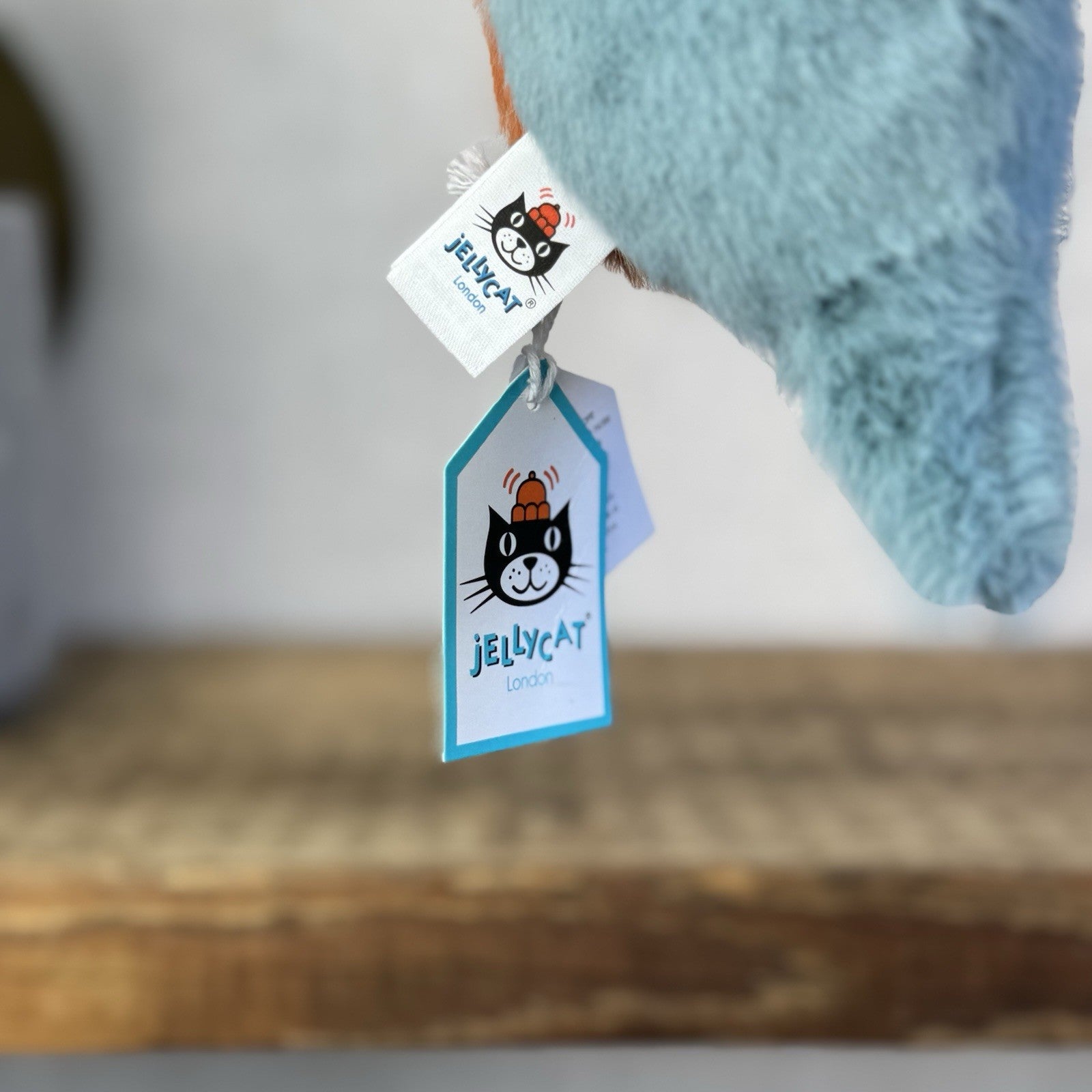Jellycat Birdling Kingfisher - Small Fluffy Beanie Bird Plush Pocket Pal Tags 5"
