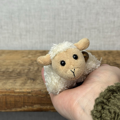 Jellycat Rare Bobtail Sheep - Collectible Lamb Working Condition Tiny Vintage 4”