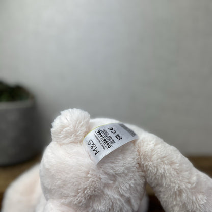 Marks & Spencers Soft Toy - M&S Pink Bunny Rabbit Soft Toy 06583446
