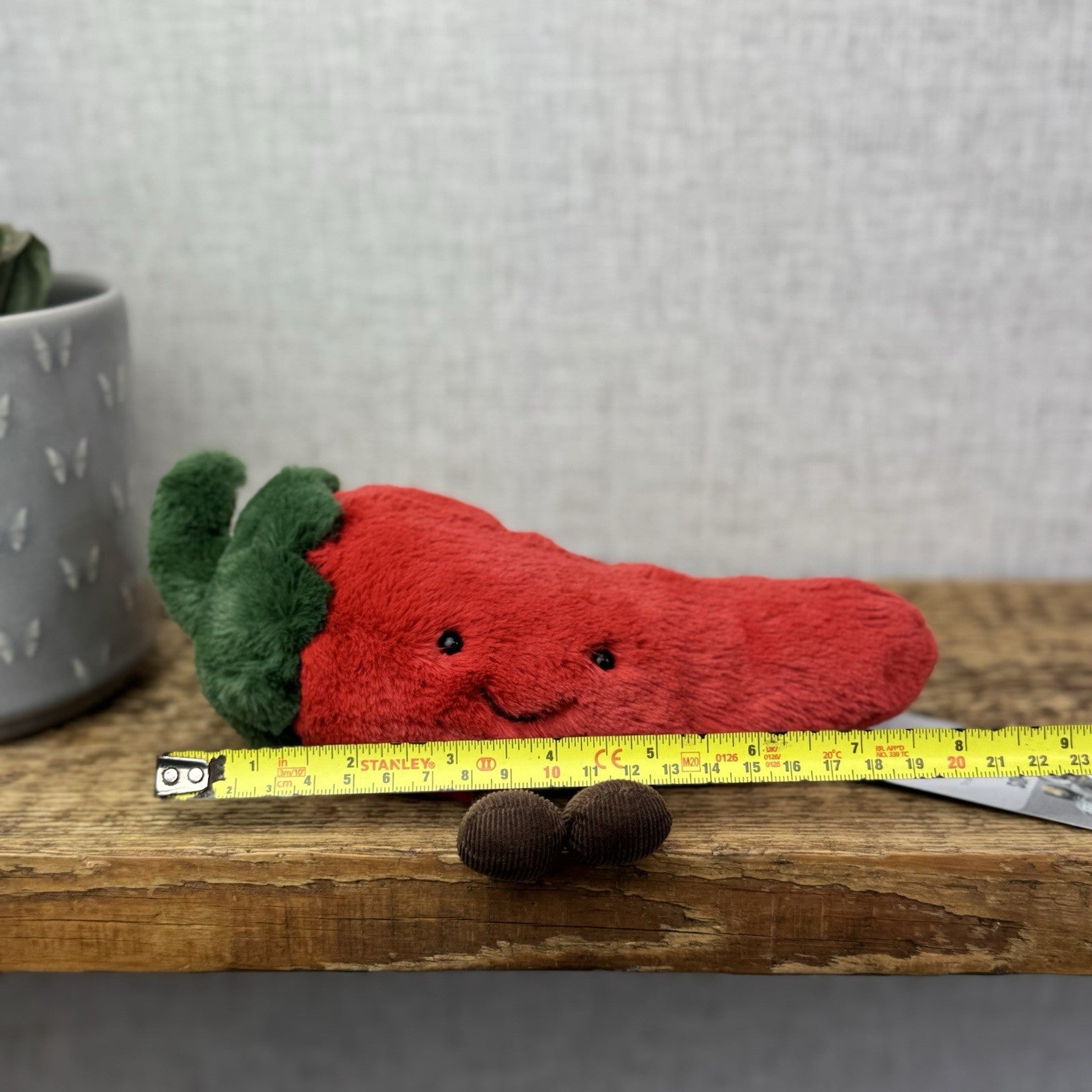Jellycat Small Amuseable Chilli - First Release Soft Toy Chilli Food Plush 8”