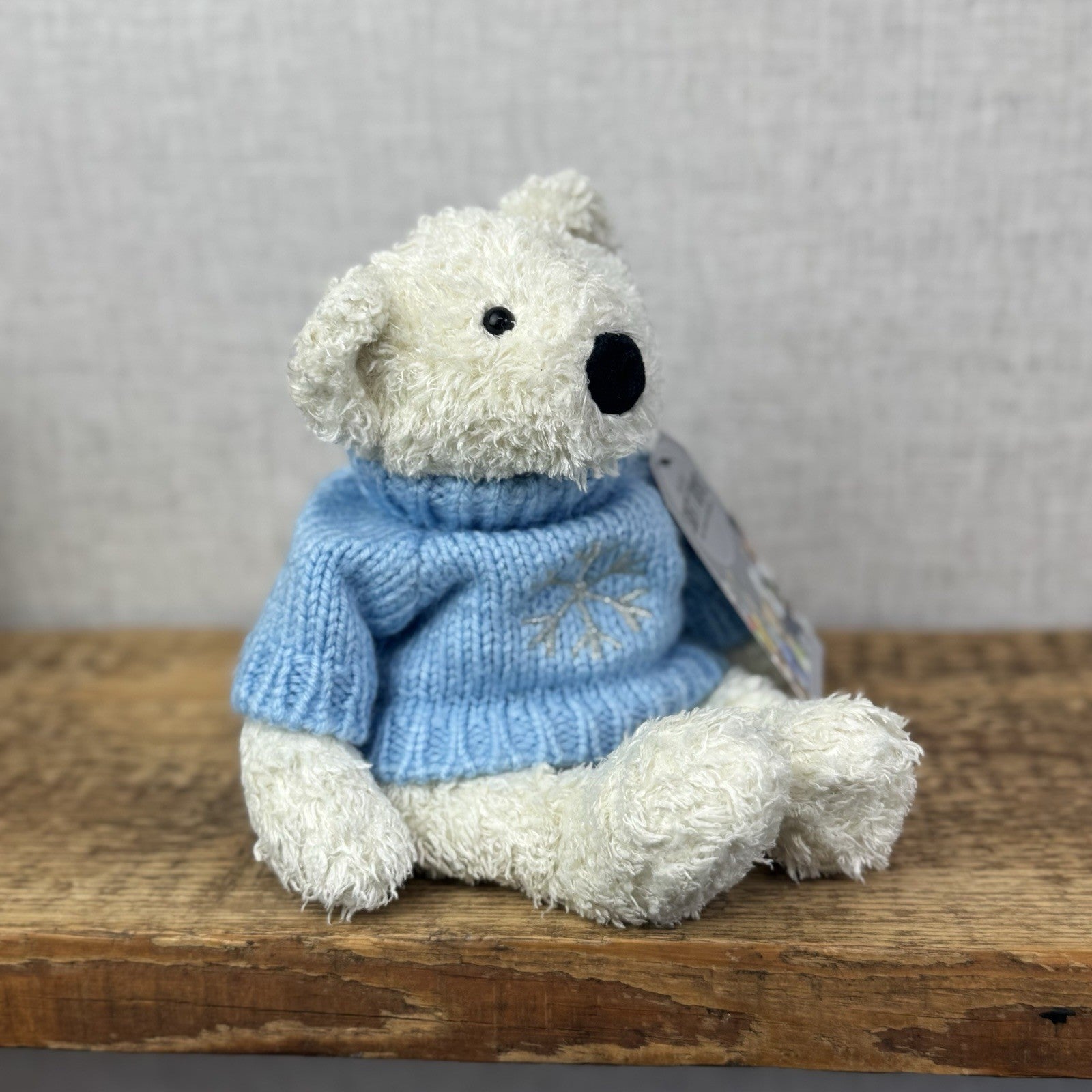 Jellycat Small Winter Tumbler Bear - Bunglie Style Bear Beanie Plush 11" Small
