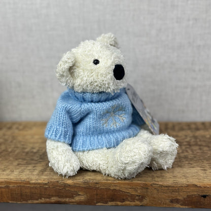 Jellycat Small Winter Tumbler Bear - Bunglie Style Bear Beanie Plush 11" Small