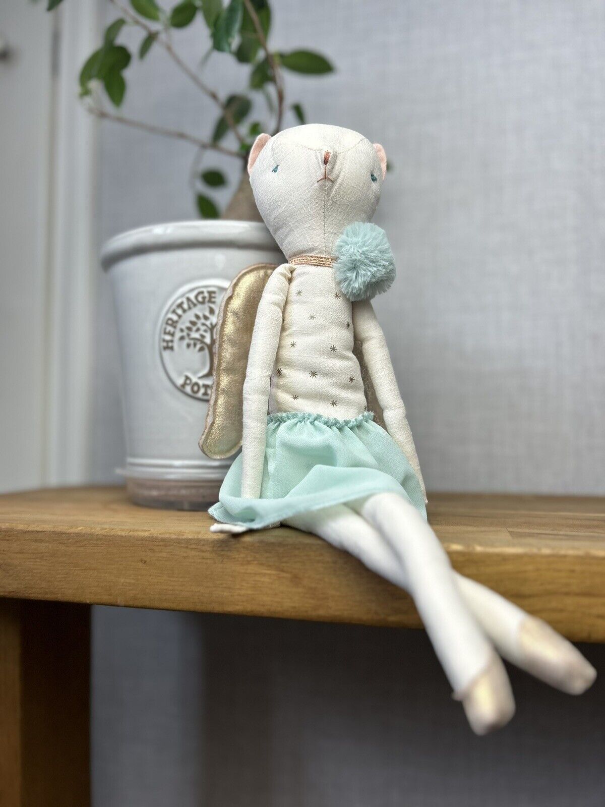 Maileg Miss Angel 2016 - Angel Cat Maileg - Maileg Christmas Cat Kitty Cat 16”