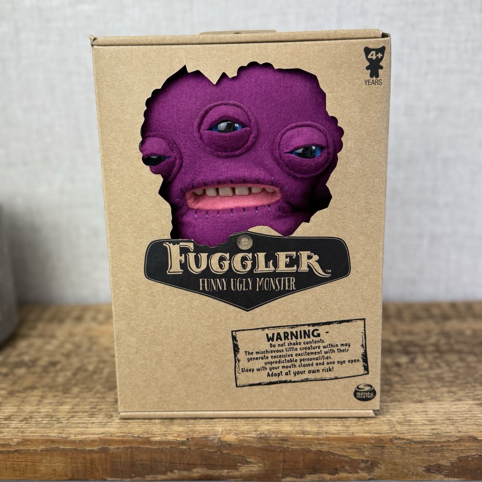 Fuggler Collectible Annoyed Alien Purple With Box And Certificate