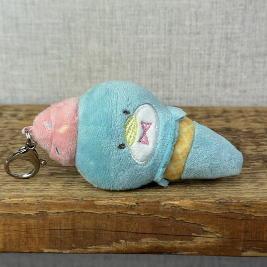 Gund Sanrio Hello Kitty And Friends Keyring - Tuxedosam Ice Cream Surprise Blue