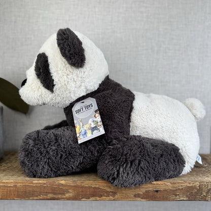 Jellycat Large Huggady Panda - Big Floppy Panda Beanie Rare/Retired 26"