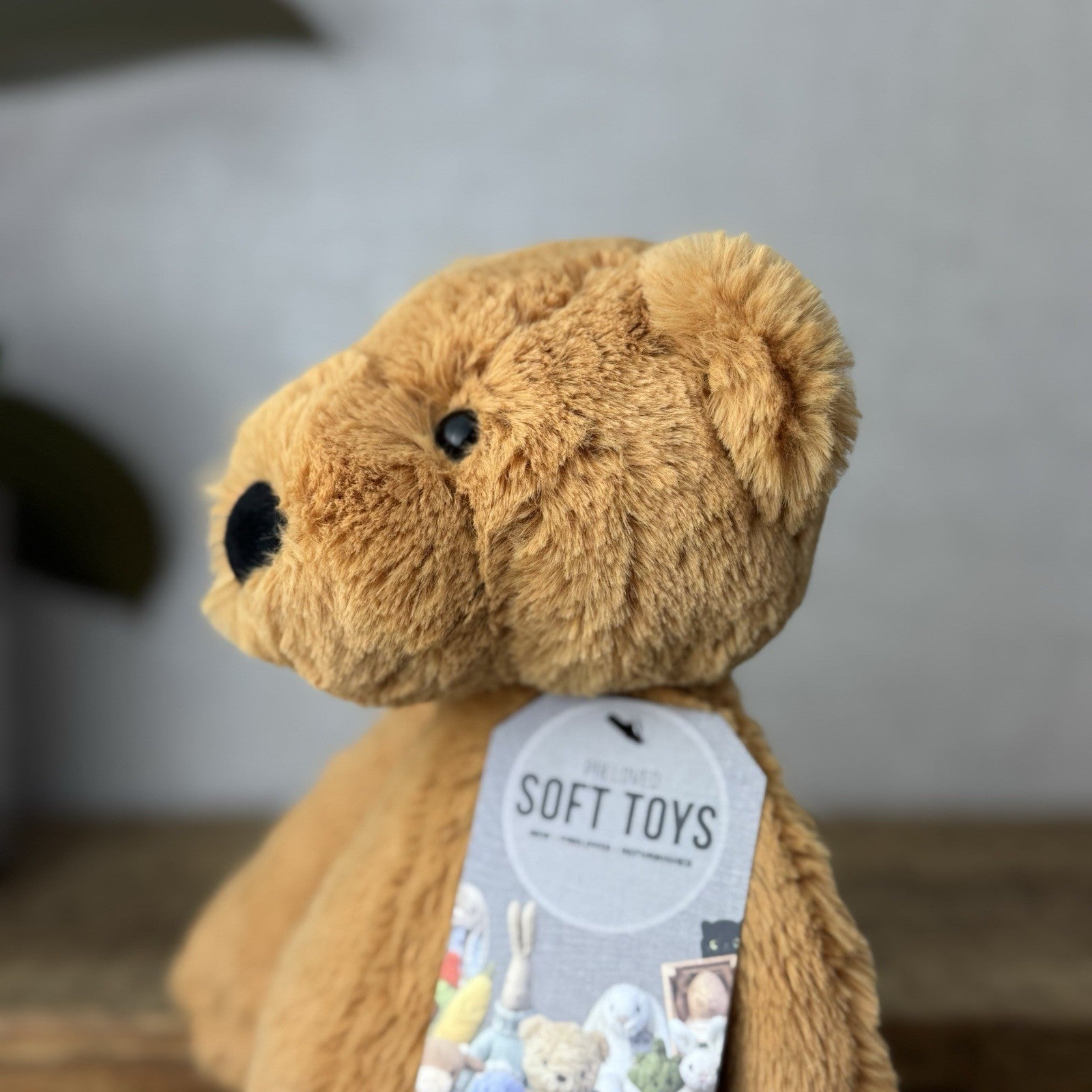 Jellycat Bashful Bear - Medium Brown Bashful Bear/ Orange Brown Retired 12” (#2)