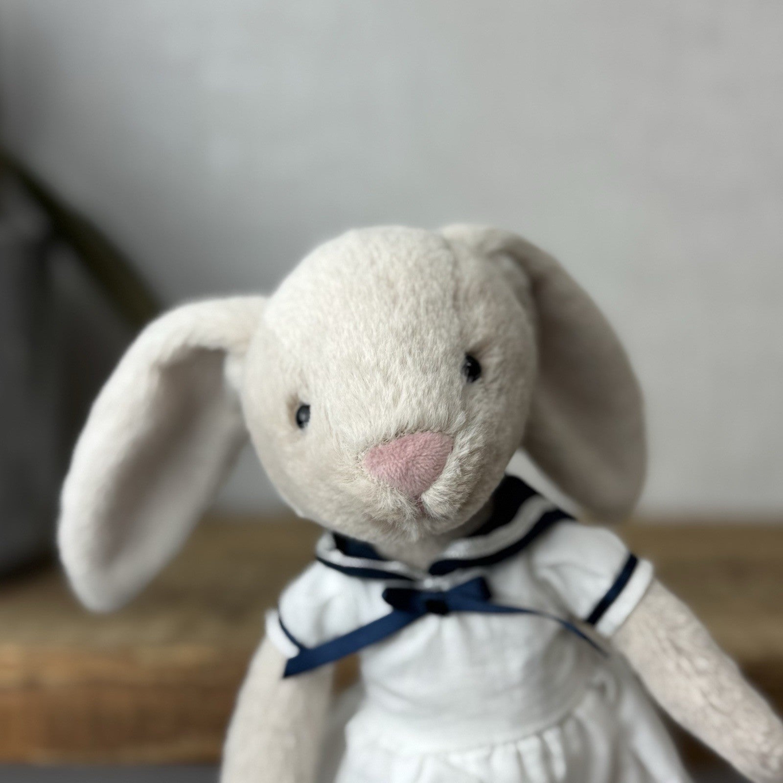Jellycat Sailing Lottie Bunny  - Bunny In Sailor Dress Retired - Small 10"