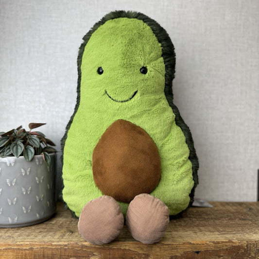 Jellycat Huge Amuseable Avocado - Huge Avocado Soft Toy Beanie Plush Retired 18”