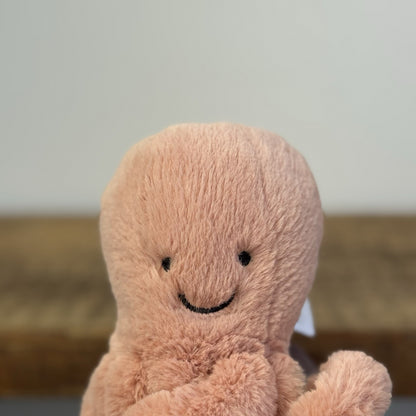 Jellycat Baby Odelle Octopus - Tiny Pink Octopus Plush Retired Sea Creature 5"