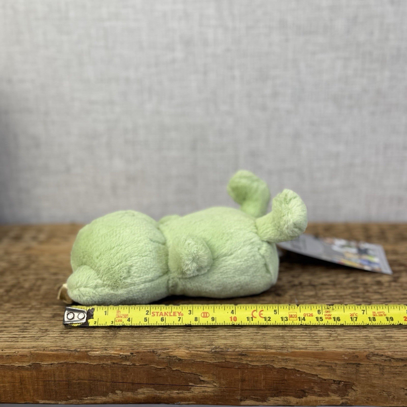 Jellycat Crowning Croaker Frog - Miniature Green Frog With Crown Soft Toy NWOT