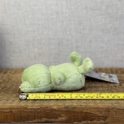 Jellycat Crowning Croaker Frog - Miniature Green Frog With Crown Soft Toy NWOT