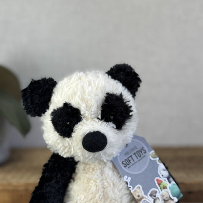 Jellycat Small Bartlesham Panda Teddy Small Size Vintage Collectible Beanie 11”