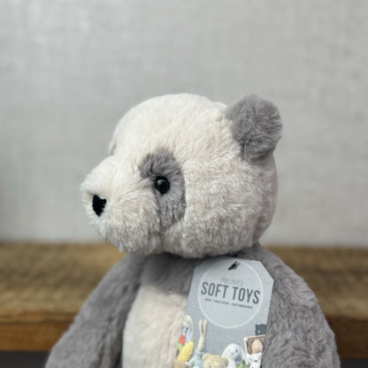 Jellycat Medium Buckley Panda - Snugglet Panda - Grey & White Panda (#2)