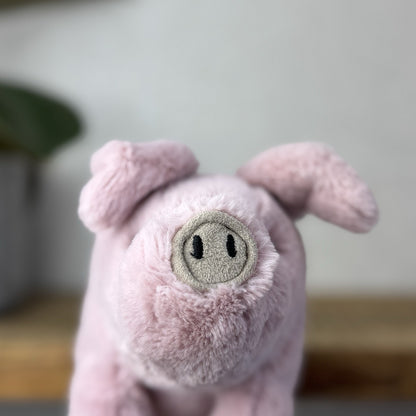 Jellycat Small Parker Piglet - Small Retired Pig Soft Toy Beanie Pink Piglet 8"